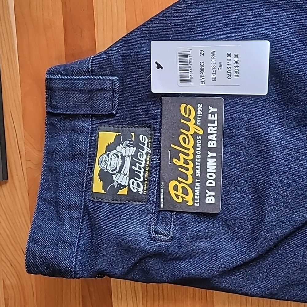NWT Element Skateboards Baggy Jeans - Size 29 - Picture 3 of 5